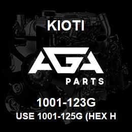 1001-123G Kioti USE 1001-125G (HEX HEAD BOLT) | AGA Parts