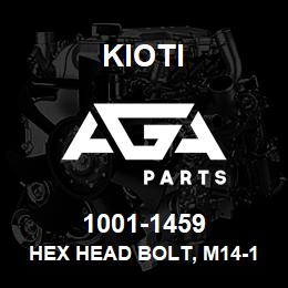 1001-1459 Kioti HEX HEAD BOLT, M14-1.5P 45L DNR V | AGA Parts