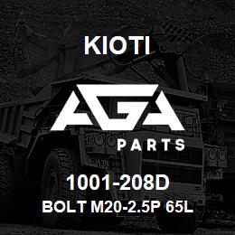 1001-208D Kioti BOLT M20-2.5P 65L | AGA Parts