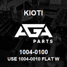 1004-0100 Kioti USE 1004-0010 FLAT WASHER TS06-0056 | AGA Parts