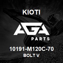 10191-M120C-70 Kioti BOLT V | AGA Parts