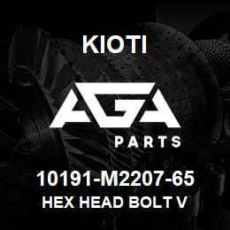 10191-M2207-65 Kioti HEX HEAD BOLT V | AGA Parts