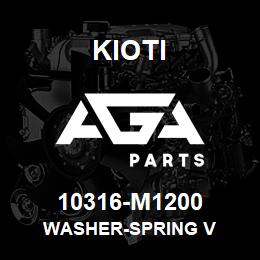 10316-M1200 Kioti WASHER-SPRING V | AGA Parts