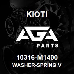 10316-M1400 Kioti WASHER-SPRING V | AGA Parts