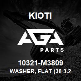 10321-M3809 Kioti WASHER, FLAT (38 3.2T) V | AGA Parts