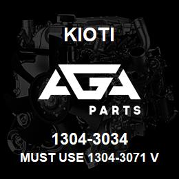 1304-3034 Kioti MUST USE 1304-3071 V HOT | AGA Parts