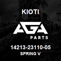 14213-23110-05 Kioti SPRING V | AGA Parts