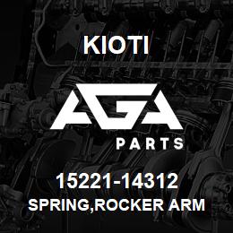 15221-14312 Kioti SPRING,ROCKER ARM | AGA Parts