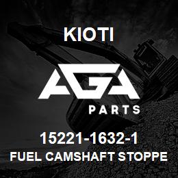 15221-16321 Kioti STOPPER, FUEL CAMSHAFT | AGA Parts