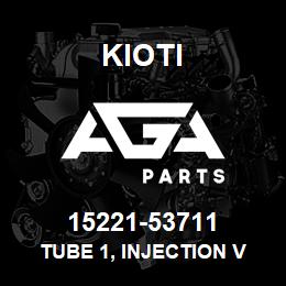 15221-5371-1 Kioti PIPE 1, INJECTION, {DNU} USE E5500-53714 | AGA Parts