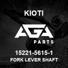 15221-56151 Kioti SHAFT, FORK LEVER | AGA Parts