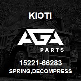 15221-66283 Kioti SPRING,DECOMPRESS | AGA Parts