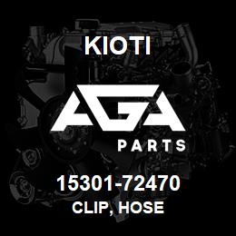 15301-72470 Kioti CLIP, HOSE | AGA Parts