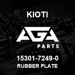 15301-72490 Kioti PLATE,RUBBER | AGA Parts