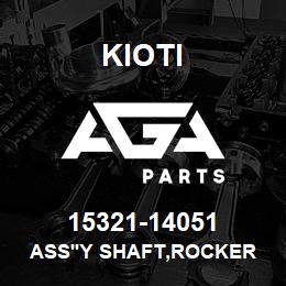 15321-14051 Kioti ASS'Y SHAFT,ROCKER ARM | AGA Parts