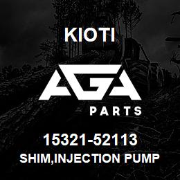 15321-52113 Kioti SHIM,INJECTION PUMP | AGA Parts