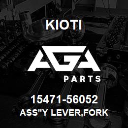 15471-56052 Kioti ASS'Y LEVER,FORK | AGA Parts