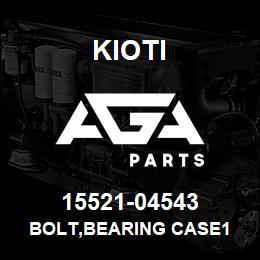 15521-04543 Kioti BOLT,BEARING CASE1 | AGA Parts