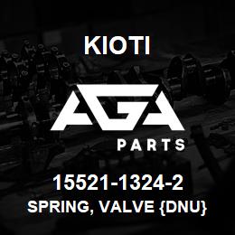 15521-1324-2 Kioti SPRING, VALVE {DNU} USE 15221-13242 | AGA Parts