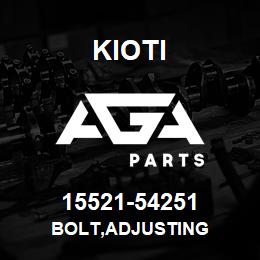 15521-54251 Kioti BOLT,ADJUSTING | AGA Parts