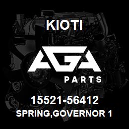 15521-56412 Kioti SPRING,GOVERNOR 1 | AGA Parts