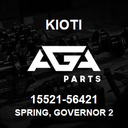 15521-56421 Kioti SPRING, GOVERNOR 2 | AGA Parts