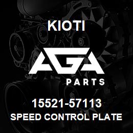 15521-57113 Kioti SPEED CONTROL PLATE | AGA Parts