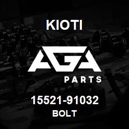 15521-91032 Kioti BOLT | AGA Parts