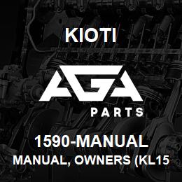 1590-MANUAL Kioti MANUAL, OWNERS (KL1590) | AGA Parts