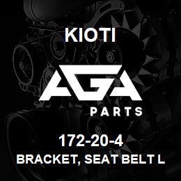 172-20-4 Kioti BRACKET, SEAT BELT LB 1914 | AGA Parts