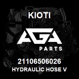 21106506026 Kioti HYDRAULIC HOSE V | AGA Parts