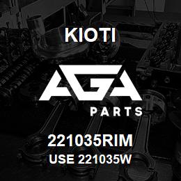 221035RIM Kioti USE 221035W | AGA Parts