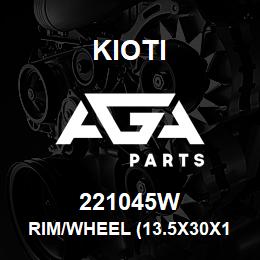 221045W Kioti RIM/WHEEL (13.5X30X15) | AGA Parts