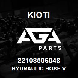 22108506048 Kioti HYDRAULIC HOSE V | AGA Parts