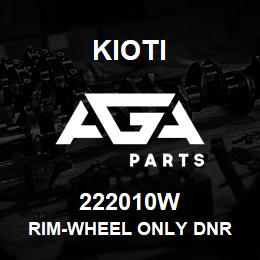 222010W Kioti RIM-WHEEL ONLY DNR | AGA Parts