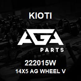 222015W Kioti 14X5 AG WHEEL V | AGA Parts