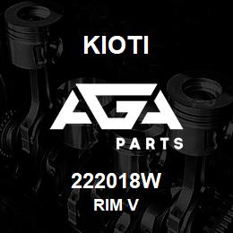 222018W Kioti RIM V | AGA Parts