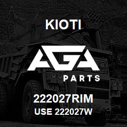 222027RIM Kioti USE 222027W | AGA Parts