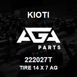 222027T Kioti TIRE 14 X 7 AG | AGA Parts