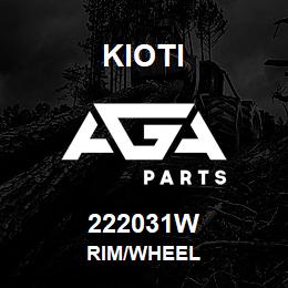 222031W Kioti RIM/WHEEL | AGA Parts