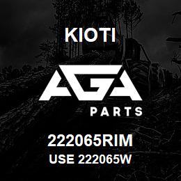 222065RIM Kioti USE 222065W | AGA Parts