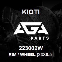 223002W Kioti RIM / WHEEL (23X8.5-12,R4) Q V | AGA Parts