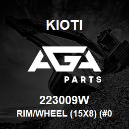 223009W Kioti RIM/WHEEL (15X8) (#042175000555) V | AGA Parts