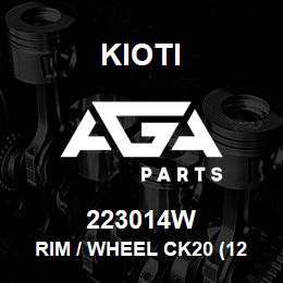 223014W Kioti RIM / WHEEL CK20 (12X16.5) Q | AGA Parts