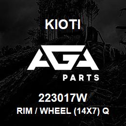 223017W Kioti RIM / WHEEL (14X7) Q V | AGA Parts