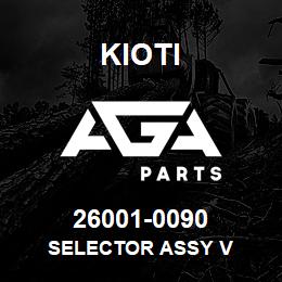 26001-0090 Kioti SELECTOR ASSY V | AGA Parts