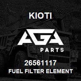 26561117 Kioti FUEL FILTER ELEMENT KIT CP V | AGA Parts