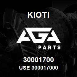 30001700 Kioti USE 300017000 | AGA Parts