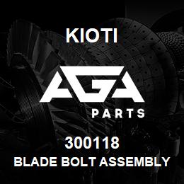 300118 Kioti BLADE BOLT ASSEMBLY IA | AGA Parts