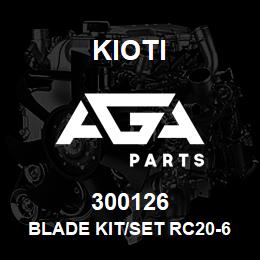 300126 Kioti BLADE KIT/SET RC20-60 {2BLADES=1SET} | AGA Parts